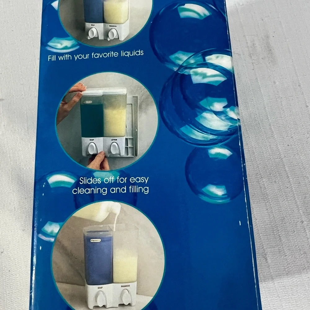 Bath Basics double soap‎ dispenser